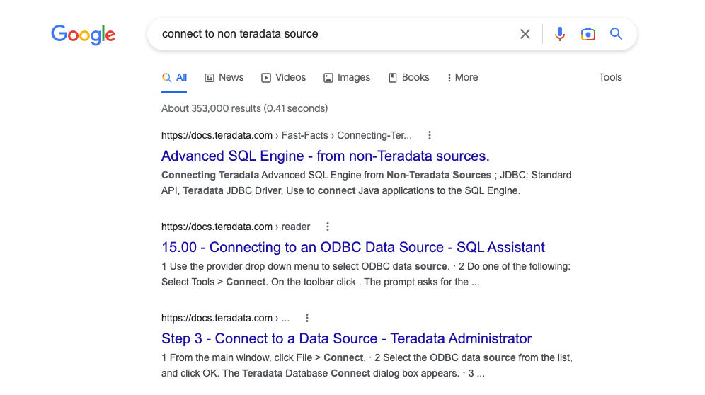 Teradata SEO