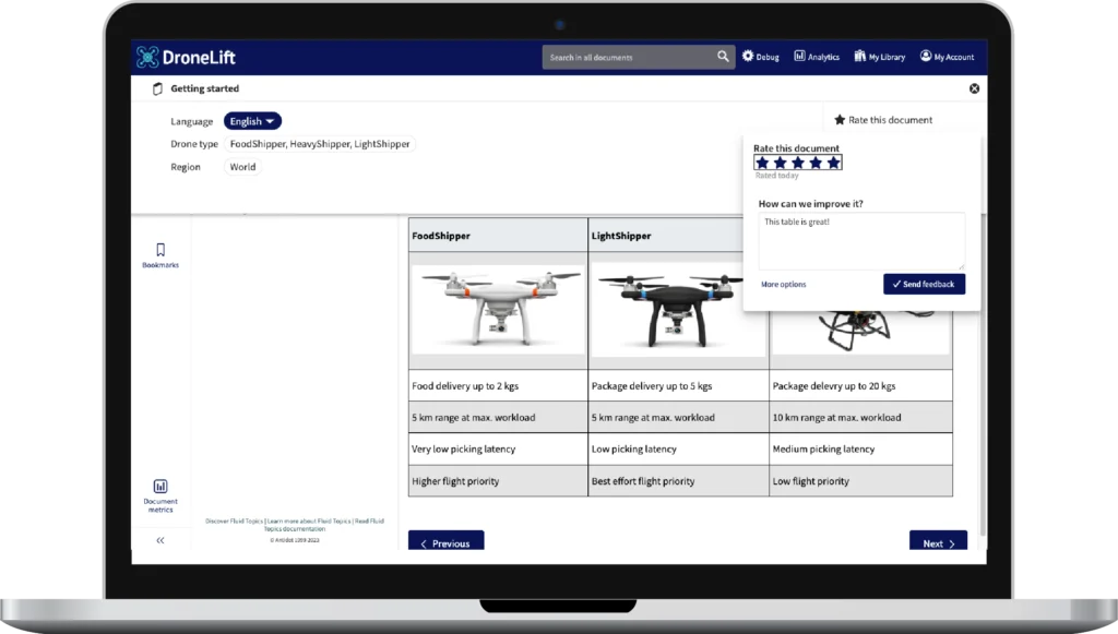 Dronelift Zoomin Software