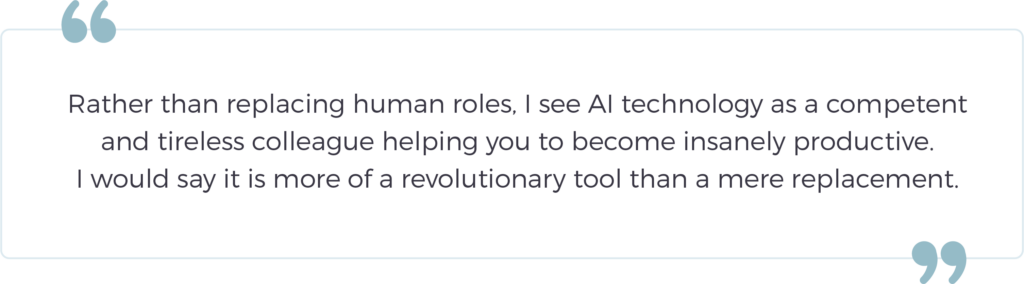 quote on will ai replace technical writers