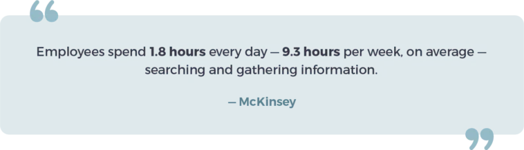 McKinsey Enterprise search quote
