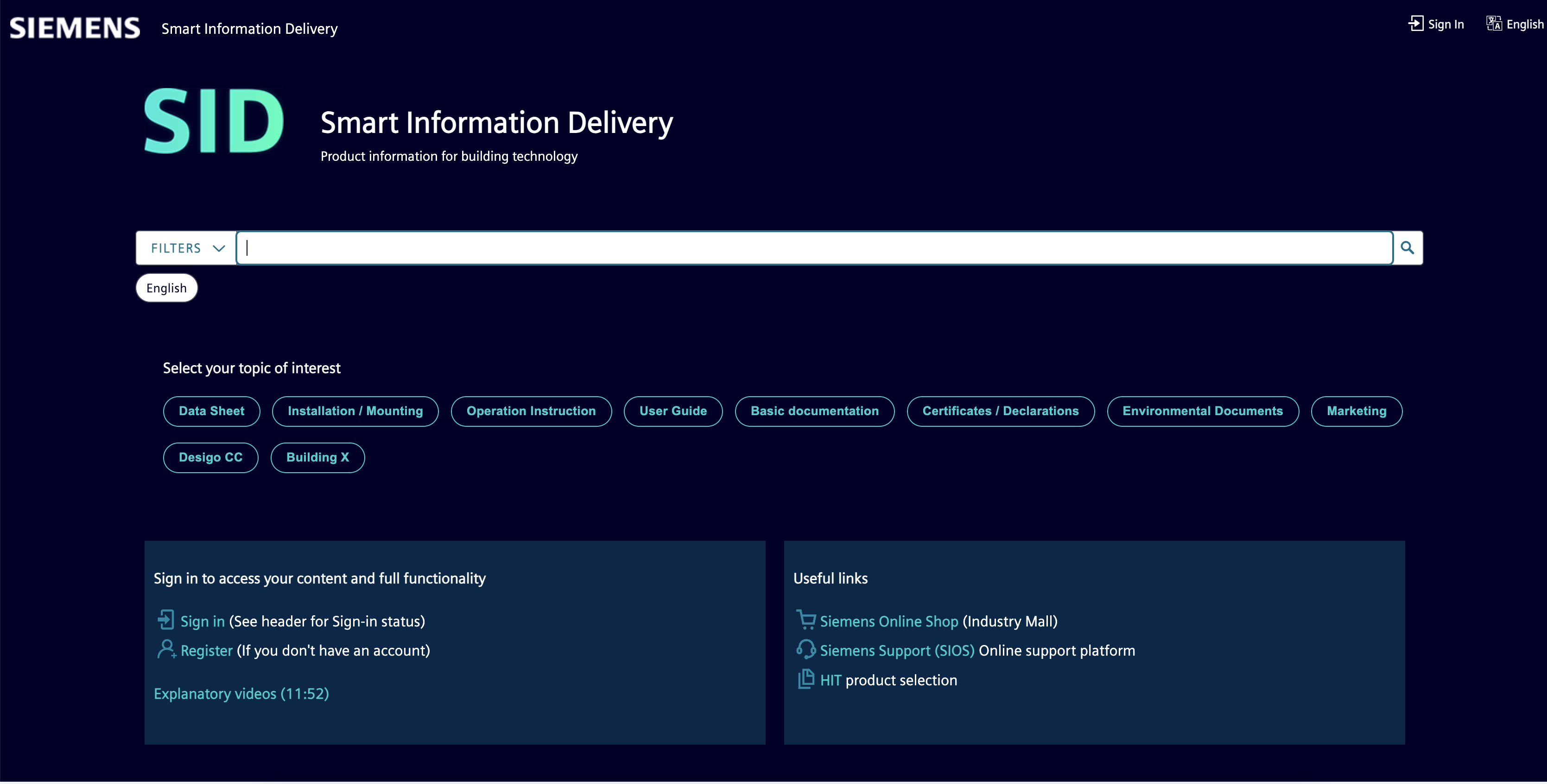 Siemens Documentation Portal