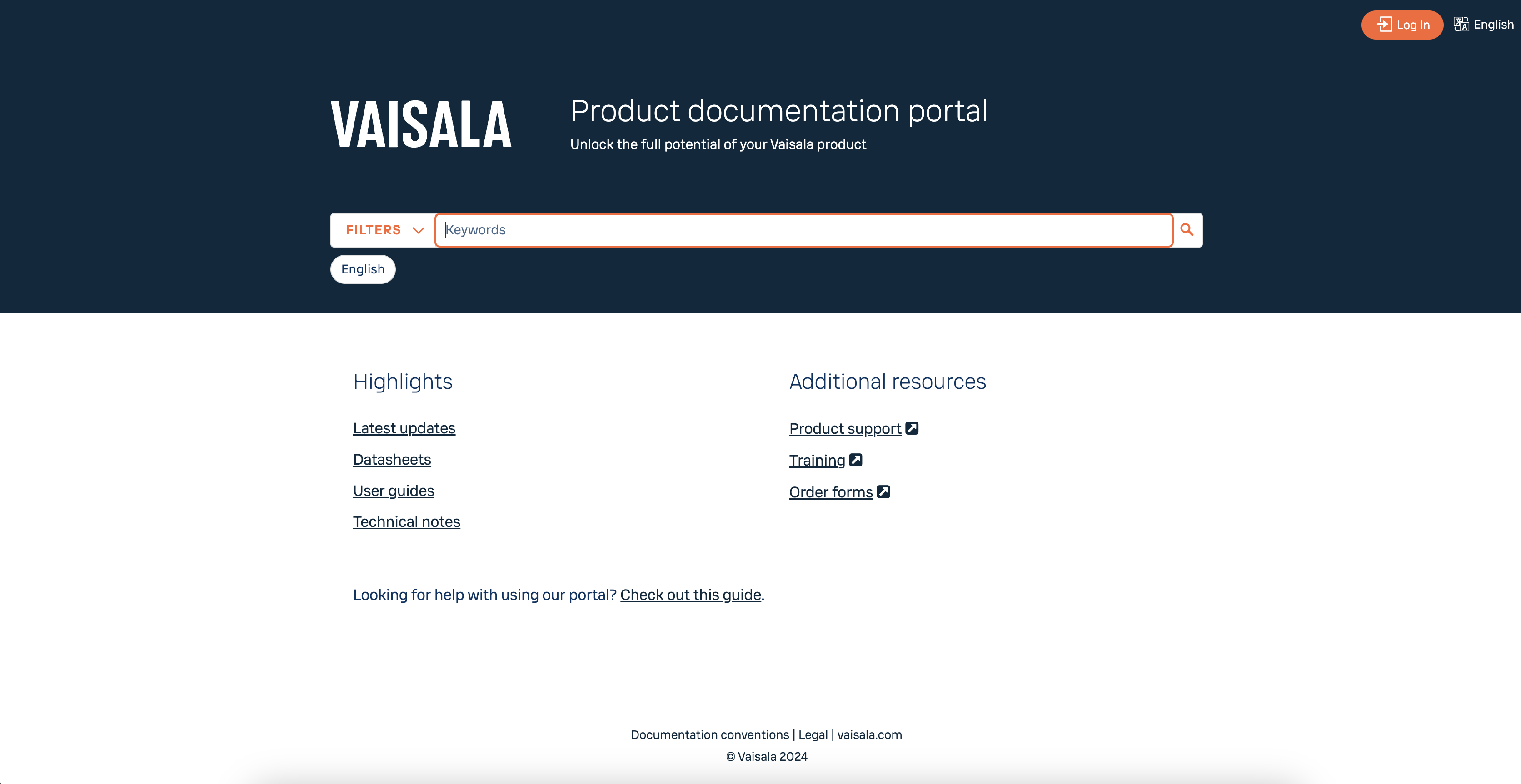 Vaisala Documentation Portal